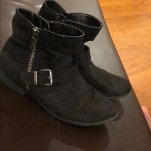 Black Suede Boots